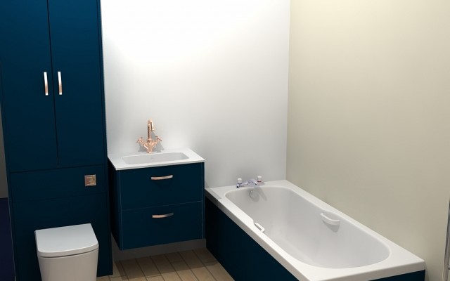 Bathroom Design Marine Blue